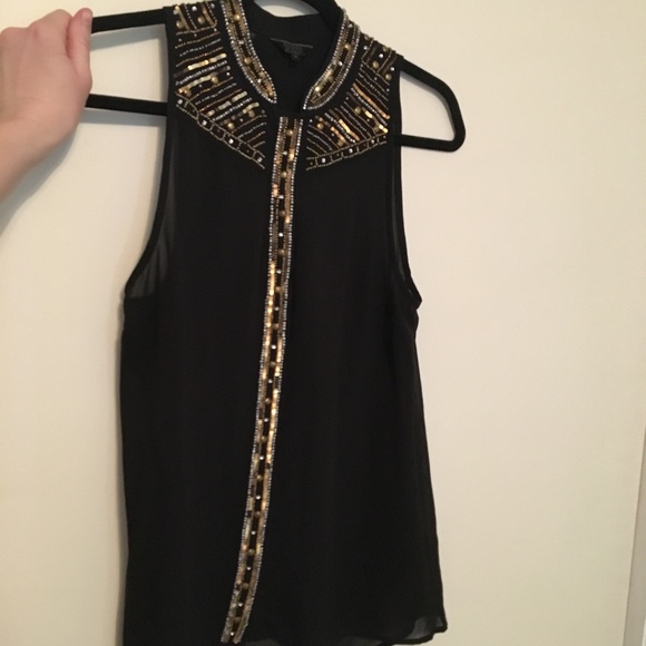 Guess Beaded Sheer Tank - Picture 2 of 3